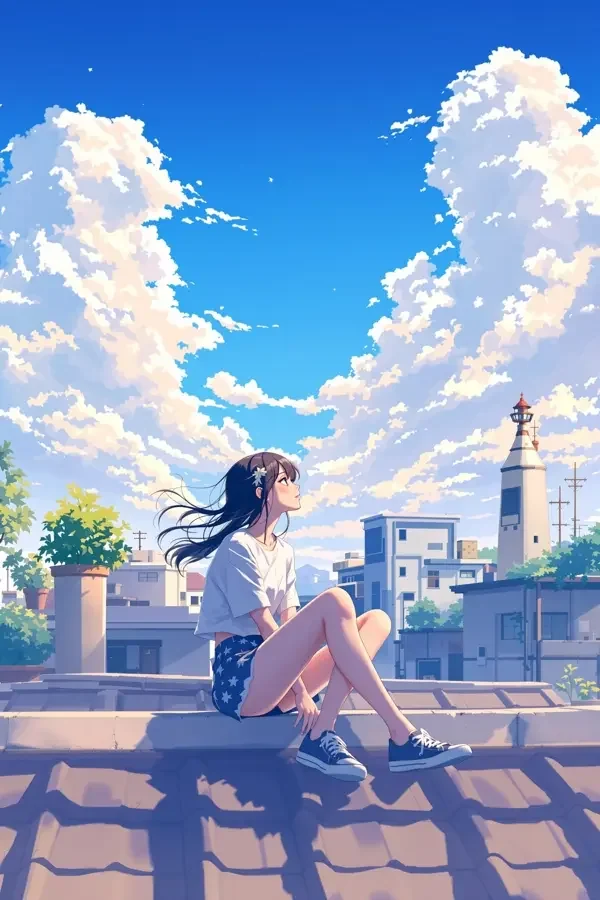 碧空之约（治愈）动漫封面